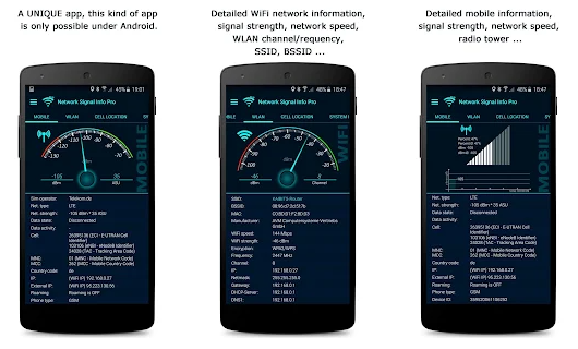 network signal info