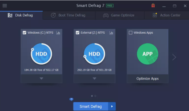 smart defrag software