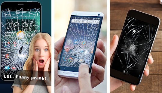 cracked screen prank