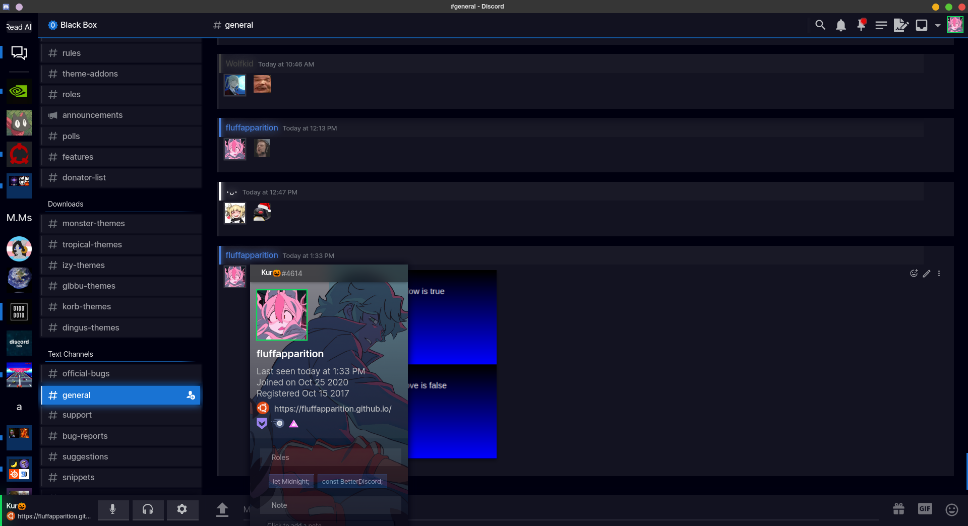 The Midnight UI Theme