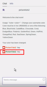 twitch color change