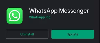 Reinstall Whatsapp