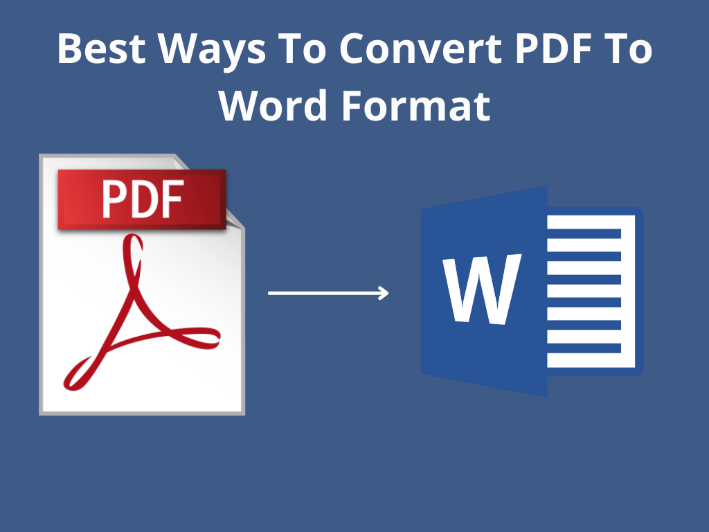 Convert PDF To Word